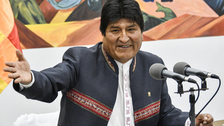 Evo Morales est âgé de 59 ans.