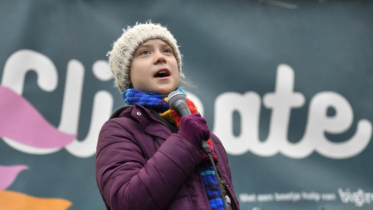 L'activiste Greta Thunberg a apporté son soutien aux manifestants contre la réforme de l'agriculture. 