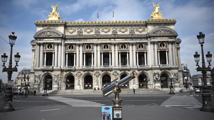 Un échafaudage va cacher la façade de l'Opéra Garnier jusqu'à fin 2024.