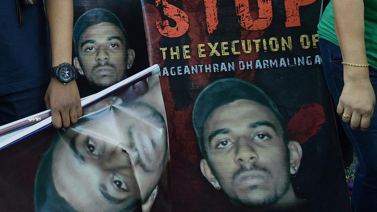 Des ONG et activités ont milité pour annuler la condamnation à mort du jeune malaisien. 