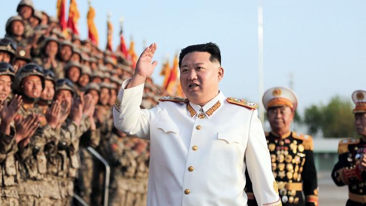 Les propos de Kim Jong Un pourraient s'adresser au nouveau président élu de Corée du Sud. [STR / KCNA VIA KNS / AFP]