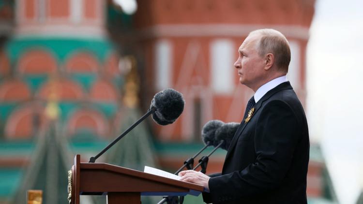 Vladimir Poutine s'est exprimé depuis Moscou ce lundi 9 mai. 