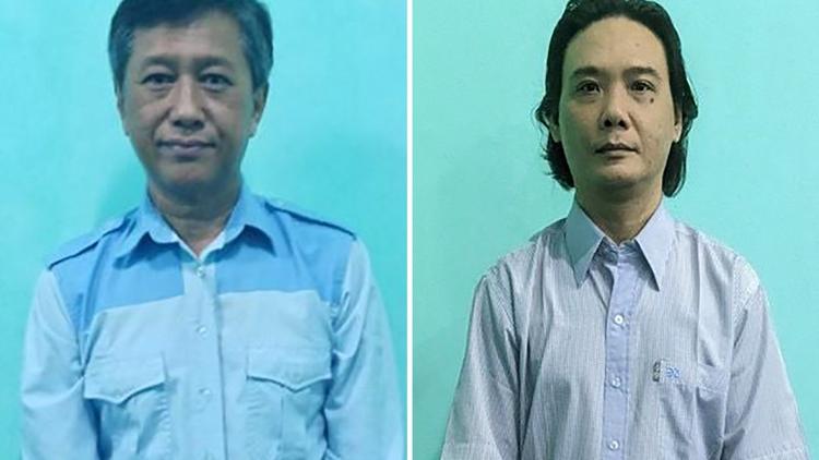 Phyo Zeya Thaw (droite) et Kyaw Min Yu (gauche), opposants politiques au régime, ont été exécutés par la junte