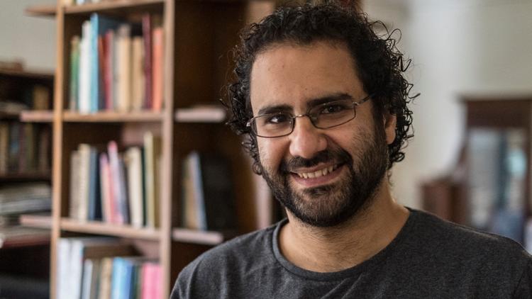 Portrait d'Alaa Abdel Fattah