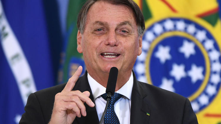 Le président brésilien Jair Bolsonaro ne cache pas sa méfiance envers les vaccins. 