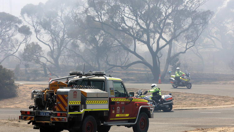 L'Australie occidentale est en proie à de violents incendies. 