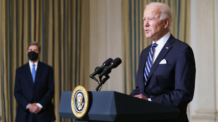 Joe Biden veut que les Etats-Unis montrent l'exemple