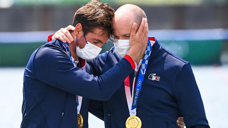 Matthieu Androdias et Hugo Boucheron ont été sacrés mercredi champions olympiques d'aviron.