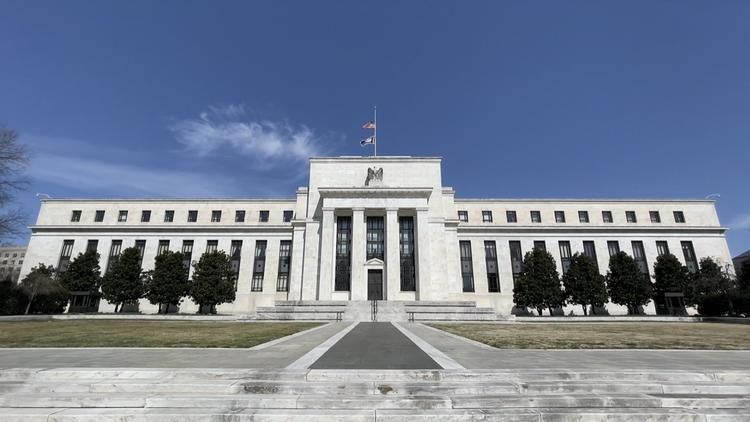 Bâtiment de la Réserve fédérale (Fed), la banque centrale américaine. 