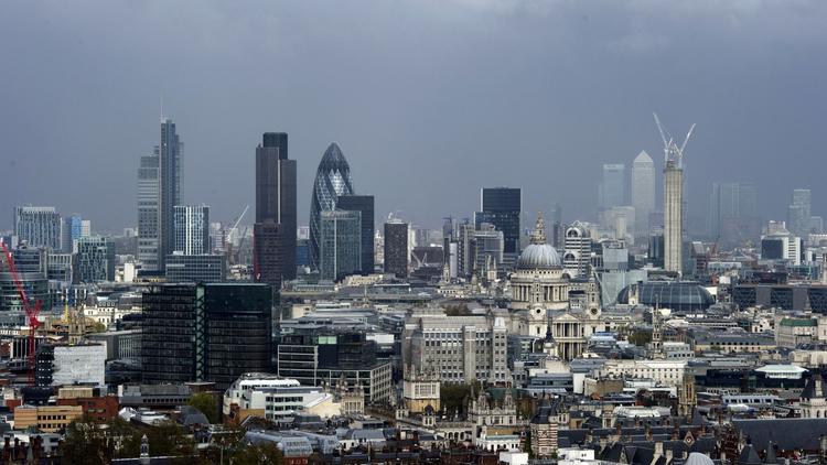 Une vue de la City de Londres le 25 avril 2012 [Miguel Medina / AFP/Archives]