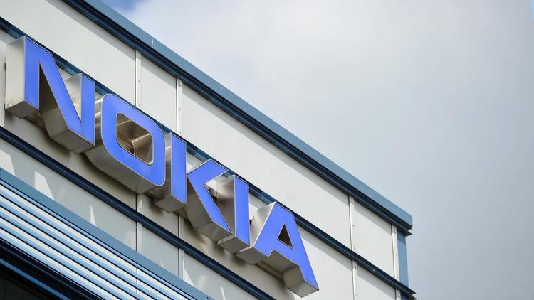 Le logo de Nokia sur un bâtiment du groupe [Stefan Puchner / DPA/AFP/Archives]