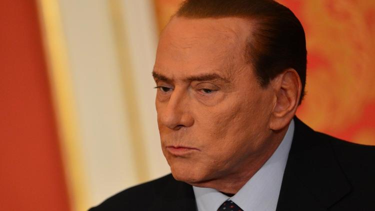 l'ancien Premier ministre Silvio Berlusconi, le 27 octobre 2012 à Monza [Giuseppe Cacace / AFP/Archives]