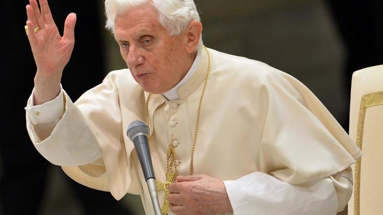 Le pape Benoît XVI lors d'une audience au Vatican le 19 décembre 2012 [Alberto Pizzoli / AFP]