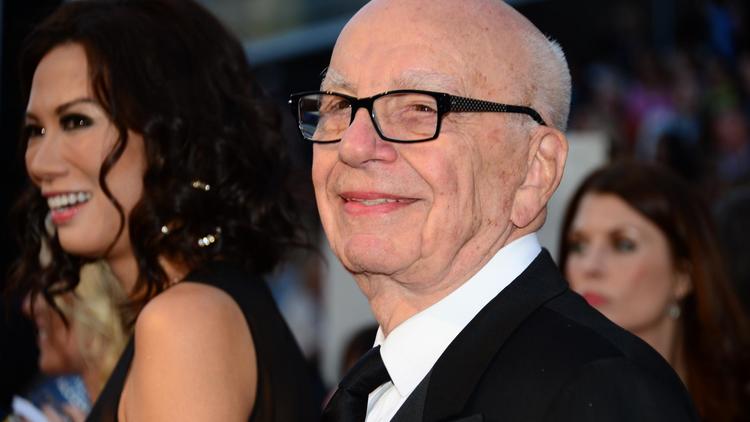 Le magnat des médias Rupert Murdoch le 24 février 2013 à Hollywood [Frederic J. Brown / AFP/Archives]