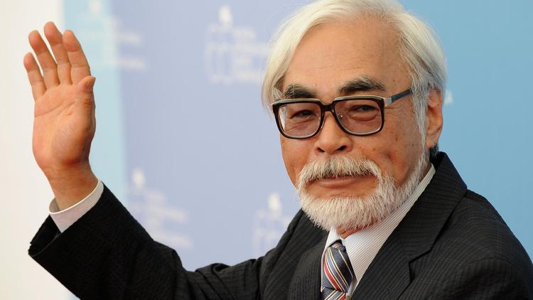 Le réalisateur japonais de films d'animation Hayao Miyazaki à Venise, le 31 août 2008 [Damien Meyer / AFP/Archives]