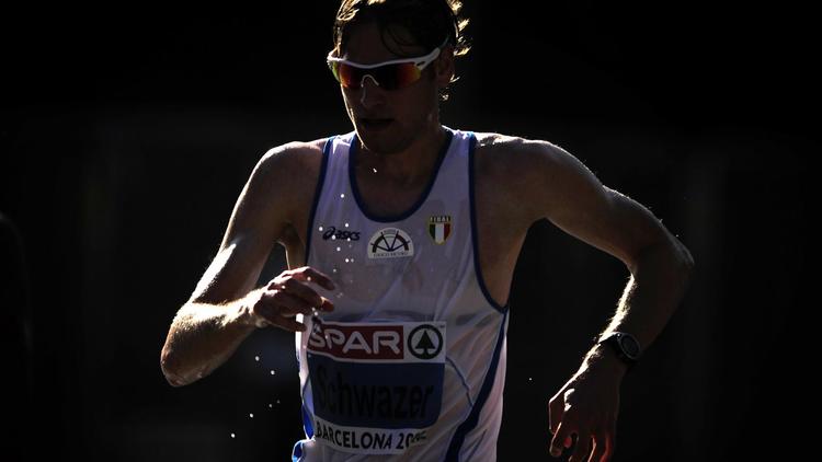 Le champion olympique 2008 du 50 km de marche, l'Italien Alex Schwazer, a été exclu lundi de la délégation italienne des J0-2012 de Londres pour dopage[AFP]