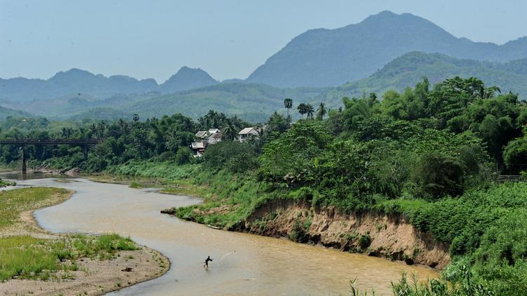 Le Mékong dans la région de Luang Prabang, au Laos, en mai 2012 [Roslan Rahman / AFP/Archives]