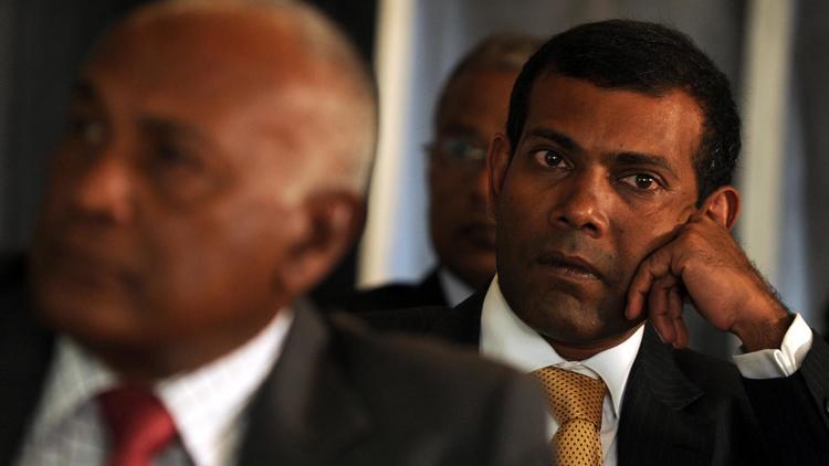 L'ancien président des Maldives, Mohammed Nasheed, le 24 mars 2012 à Colombo [Ishara S.Kodikara / AFP/Archives]