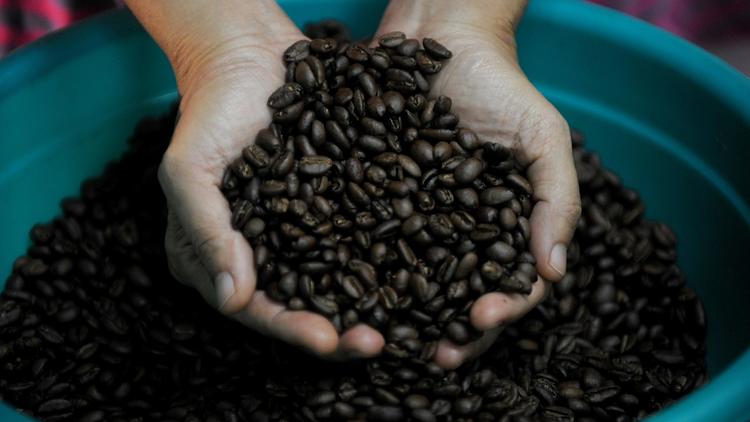 Des grains de café [Noel Celis / AFP/Archives]