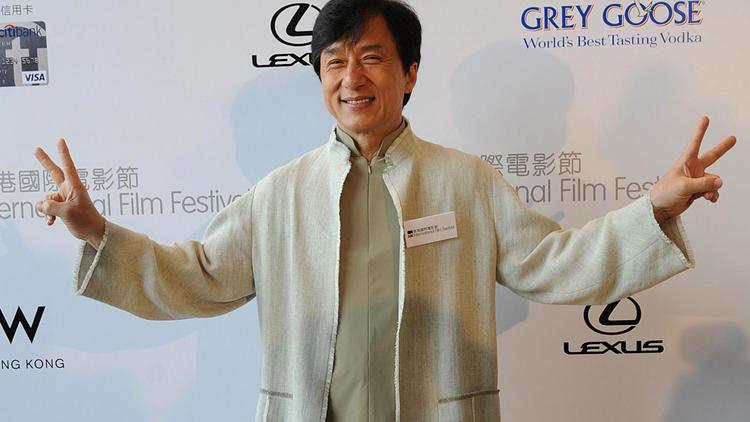 Jackie Chan lors de la présentation d'un film à Hong Kong, le 26 février 2009 [Mike Clarke / AFP/Archives]