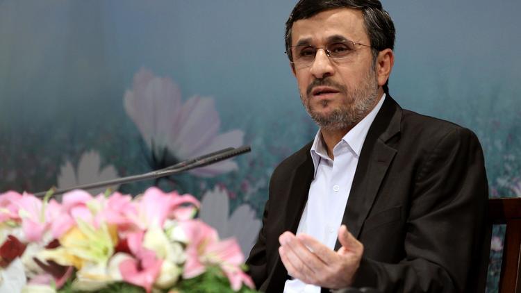 Le président iranien Mahmoud Ahmadinejad, le 2 octobre 2012 à Téhéran [Atta Kenare / AFP/Archives]