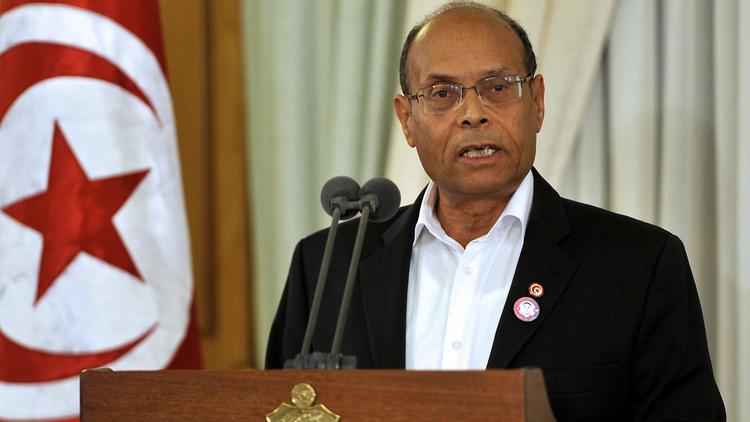 Le président tunisien Moncef Marzouki, le 8 décembre 2012 à Tunis [Fethi Belaid / AFP/Archives]