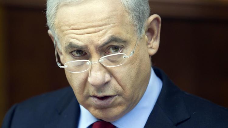 Le Premier ministre israélien Benjamin Netanyahu, le 23 décembre 2012 à Jérusalem [Sebastian Scheiner / Pool/AFP]