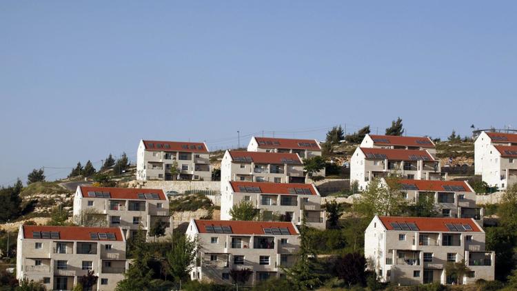 Vue d'habitations illégalement construites dans le  quartier d'Oulpana, dans la colonie de Beit El près de Ramallah, le 22 avril 2012 [Gali Tibbon / AFP/Archives]