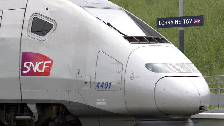 Une rame de TGV en gare "Lorraine", le 30 mai 2007 jour de son inauguration à Louvigny [Jean-Christophe Verhaegen / AFP/Archives]