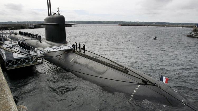 Le sous-marin nucléaire lanceur d'engin "Le Vigilant" sur la base de L'Ile Longue, le 13 juillet 2007 [Francois Mori / Pool/AFP/Archives]
