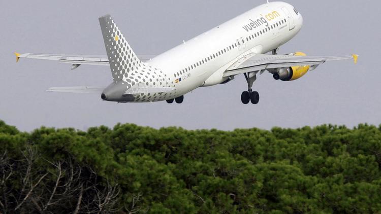 Un avion de la compagnie Vueling [Josep Lago / AFP/Archives]