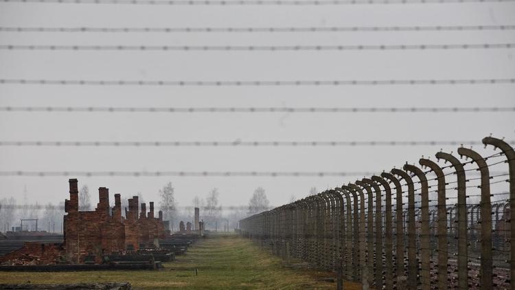 Vue de l'ancien camp de concentration nazi de Birkenau à Auschwitz, en Pologne, le 17 mars 2009 [Wojtek Radwanski / AFP/Archives]