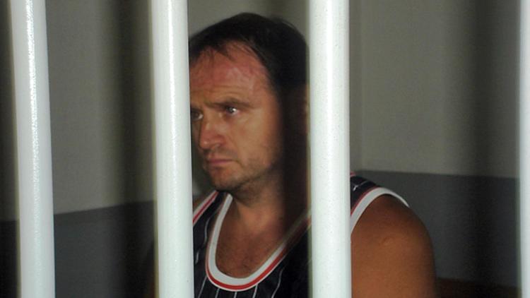 Photo fournie par la justice bosniaque montrant Veselin Vlahovic, le "monstre de Grbavica", dans sa cellule à Sarajevo, le 26 août 2010 [ / Office of State Prosecutor/AFP/Archives]