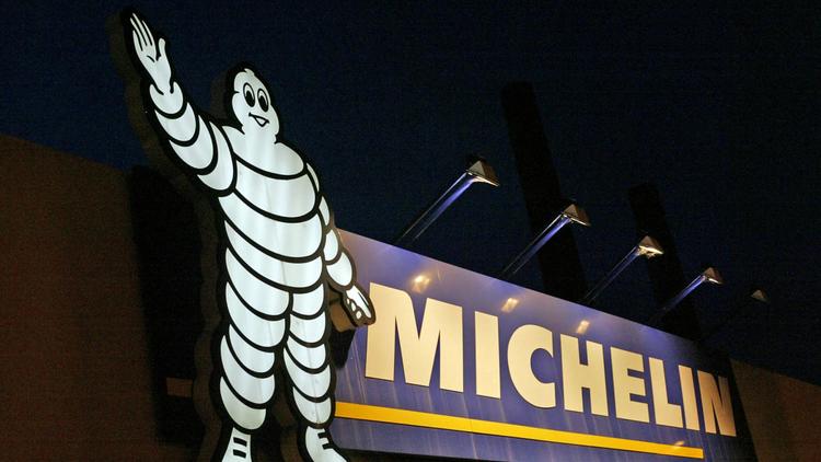 Entrée du groupe Michelin à Clermont-Ferrand, le 26 mai 2006 [Thierry Zoccolan / AFP/Archives]