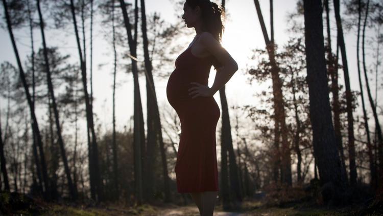 Une femme enceinte [Loic Venance / AFP/Archives]
