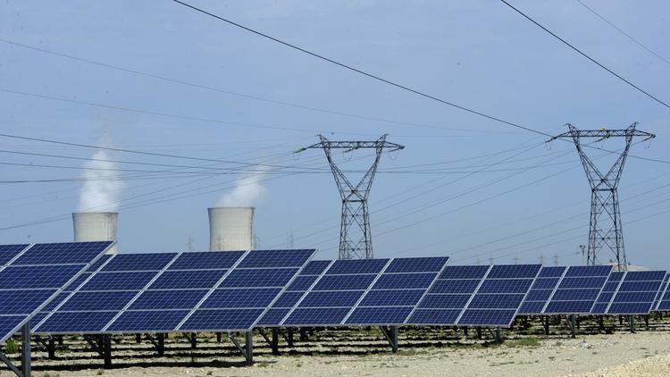 Le parc photovoltaïque de Bollene, en septembre 2011 [Anne-Christine Poujoulat / AFP/Archives]