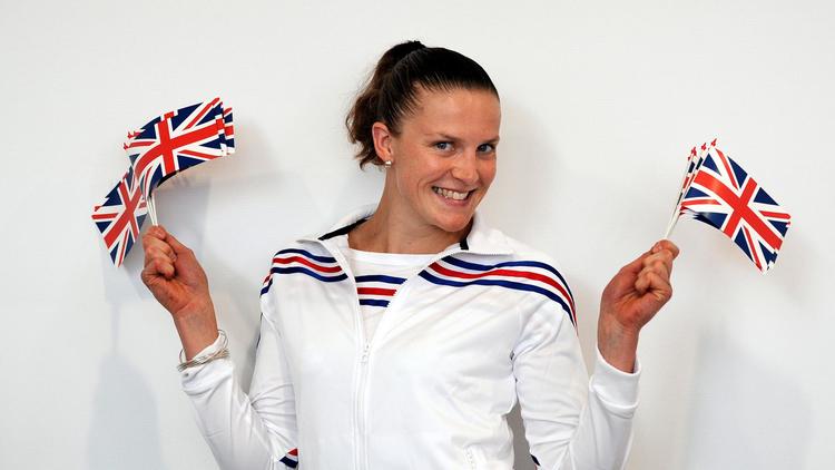 Triple championne du monde de pentathlon moderne, Amélie Cazé est attendue sur la plus haute marche du podium olympique, dimanche, pour la toute dernière épreuve des Jeux de Londres.[AFP]