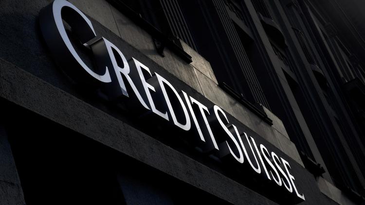 Le logo de Credit Suisse [Fabrice Coffrini / AFP/Archives]