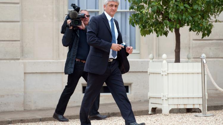 L'ancien ministre de la Défense, Hervé Morin, le 7 juin 2012 à l'Elysée [Bertrand Langlois / AFP/Archives]