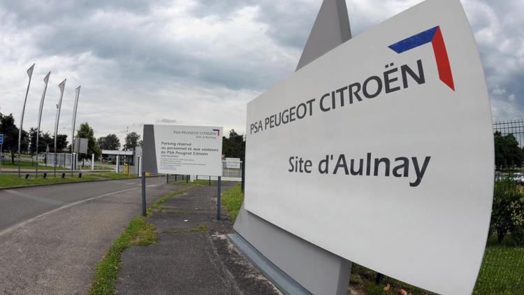 L'entrée de l'usine de PSA Peugeot Citroën à Aulnay-Sous-Bois [Eric Piermont / AFP/Archives]