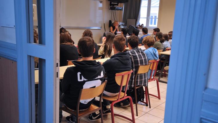 Une salle de classe, à Nantes, le 4 septembre 2012 [Frank Perry / AFP/Archives]