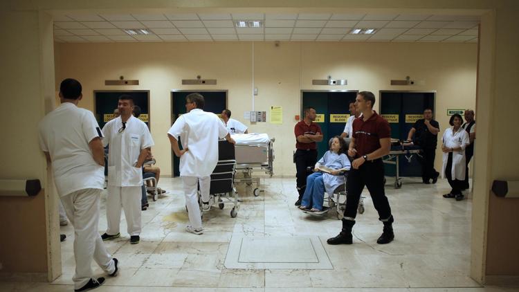 Un hôpital, en septembre 2012 [Charly Triballeau / AFP]