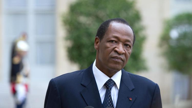 Blaise Compaoré, président du Burkina Faso, le 18 septembre 2012 à Paris [Bertrand Langlois / AFP/Archives]