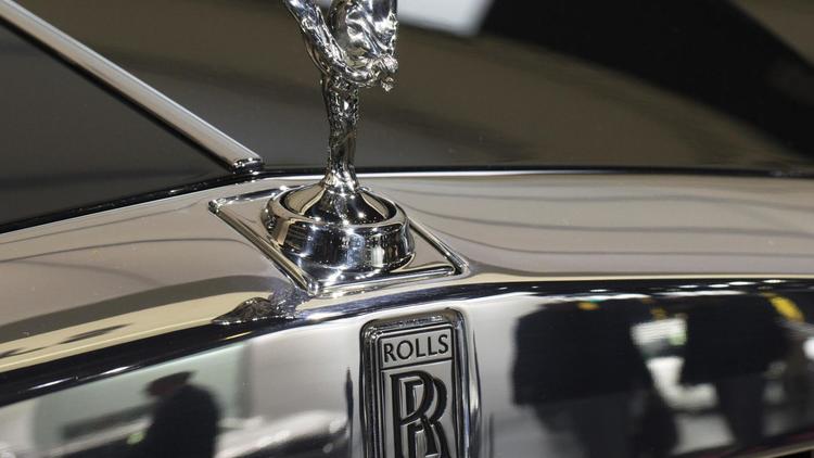 L'emblème de la marque Rolls Royce [Joel Saget / AFP/Archives]