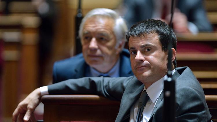 Le ministre de l'Intérieur Manuel Valls, le 16 octobre 2012 au Sénat à Paris [Eric Feferberg / AFP/Archives]