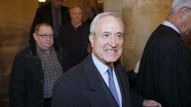 Jean Tiberi quitte le palais de justice de paris, le 12 novembre 2012 [Patrick Kovarik / AFP/Archives]