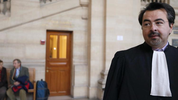 Eric Maurin, avocat du militaire  Lianrifou Ben Youssouf, le 27 novembre 2012 au palais de jsutice de Paris [Kenzo Tribouillard / AFP/Archives]