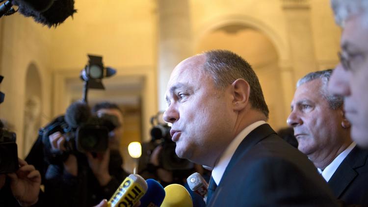 le président des députés PS Bruno Le Roux le 4 décembre 2012 à l'Assemblée nationale à Paris [Fred Dufour / AFP/Archives]