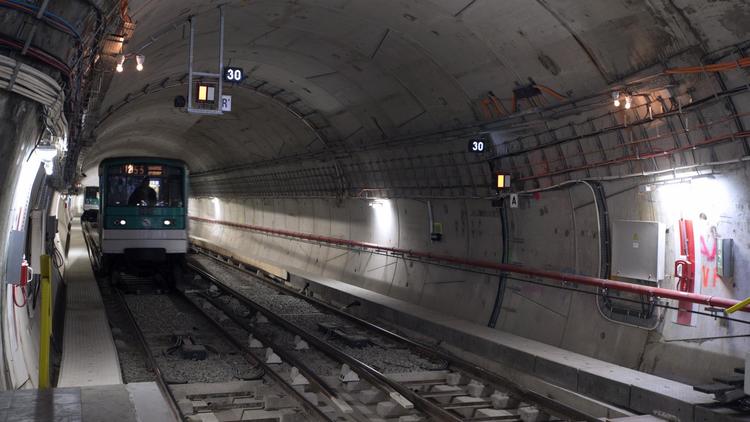 Un tunnel du métro parisien [Joel Saget / AFP/Archives]
