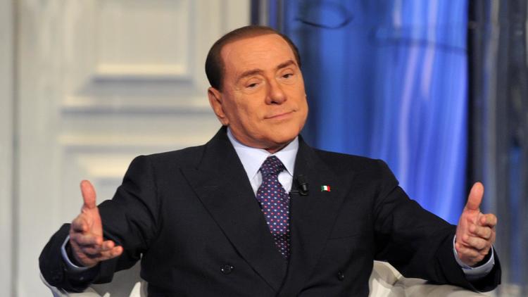 L'ancien Premier ministre italien Silvio Berlusconi, le 9 janvier 2013 à Rome [Tiziana Fabi / AFP/Archives]